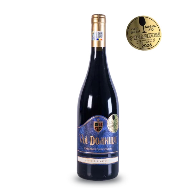 Via Domnului Cabernet Sauvignon DOC Sec Baricat Ediție Limitată 2023 vin roșu