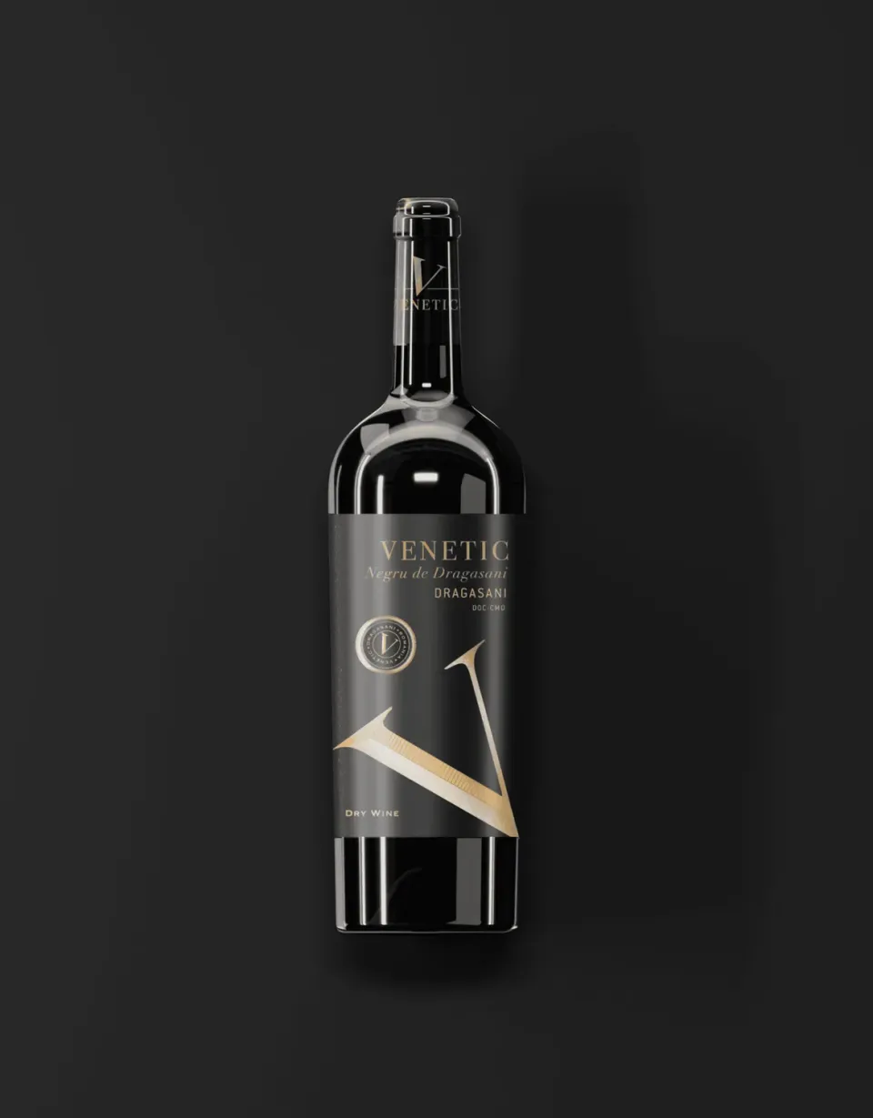 Crama Venetic Negru de Drăgășani vin roșu sec