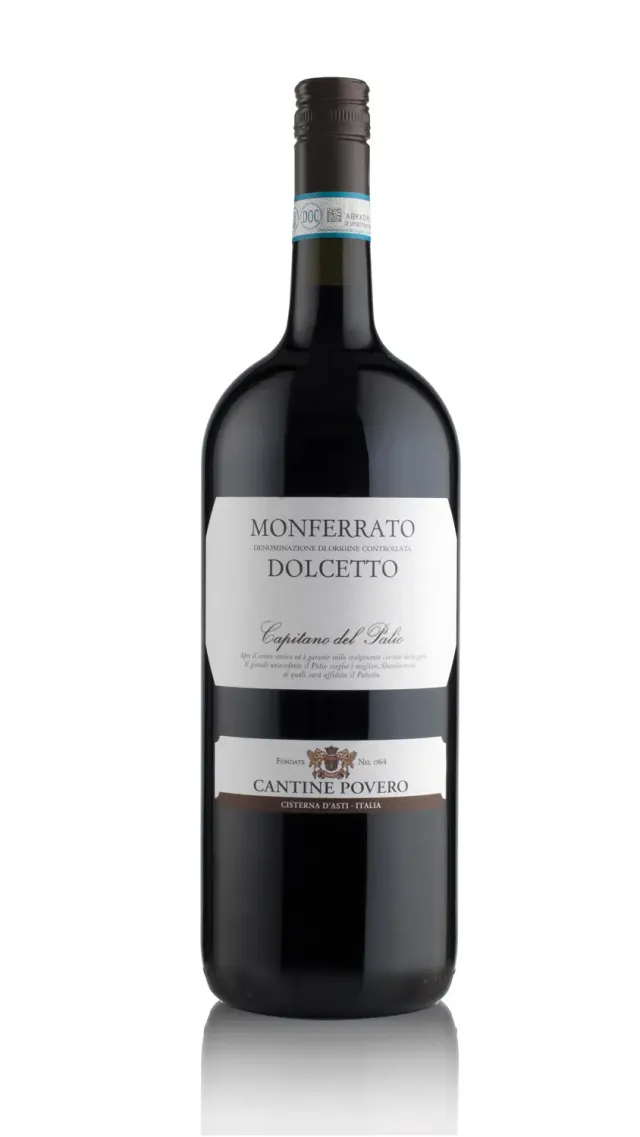 Cantine Povero Capitano del Palio Dolcetto vin rosu magnum 2025 sec