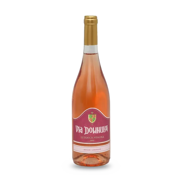 Via Domnului Fetească Neagră Ediție Limitată vin roze sec DOC