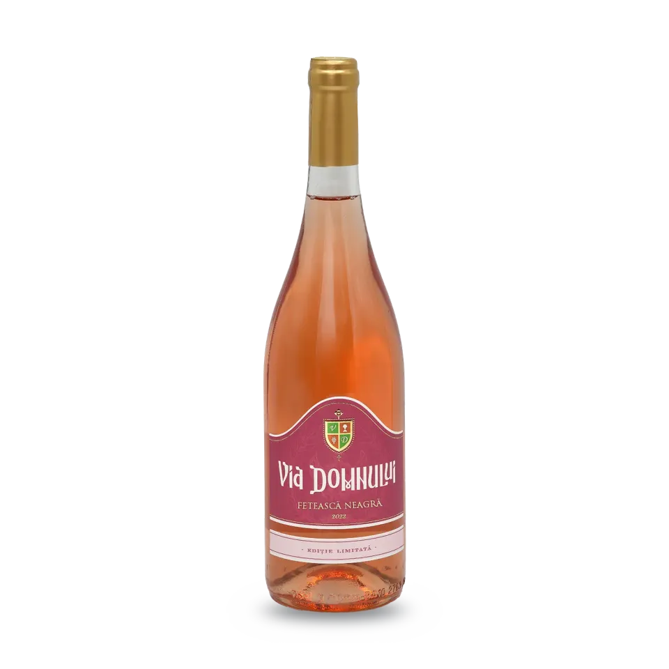 Via Domnului Fetească Neagră Ediție Limitată vin roze sec DOC