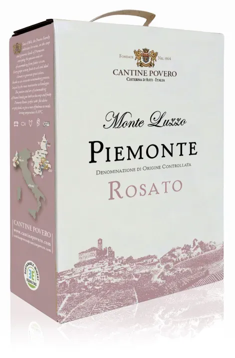 Monte Luzzo Rosato Piemonte DOC 2025 bag 3L 11,5%