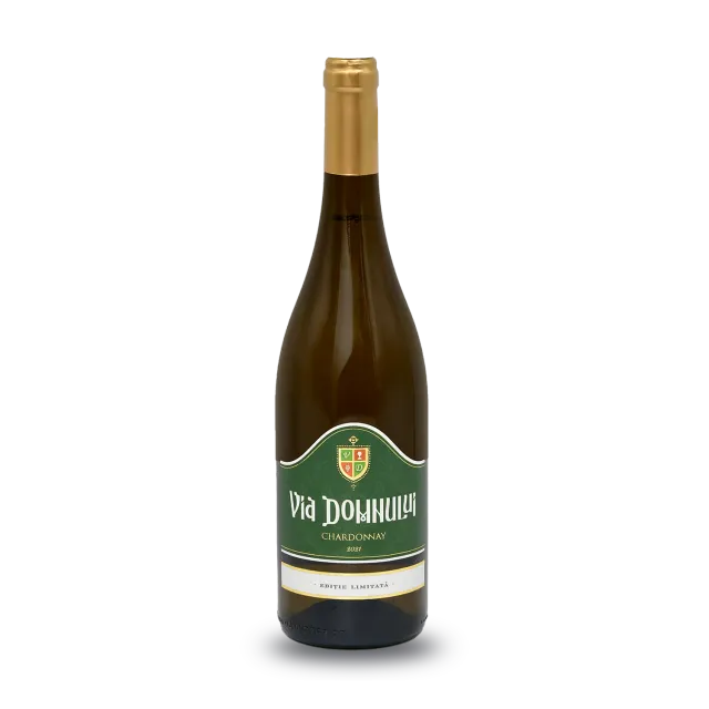 Via Domnului Chardonnay vin alb sec baricat ediție limitată