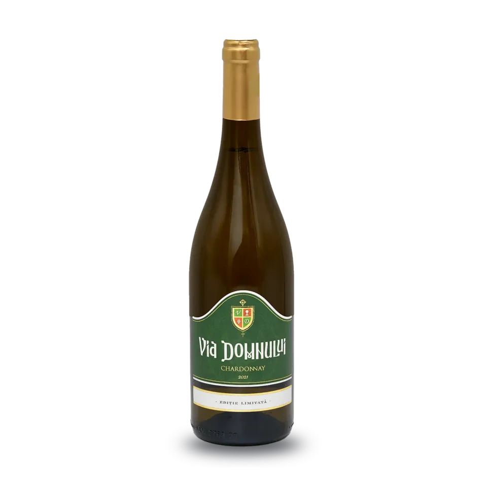 Via Domnului Chardonnay vin alb sec baricat ediție limitată