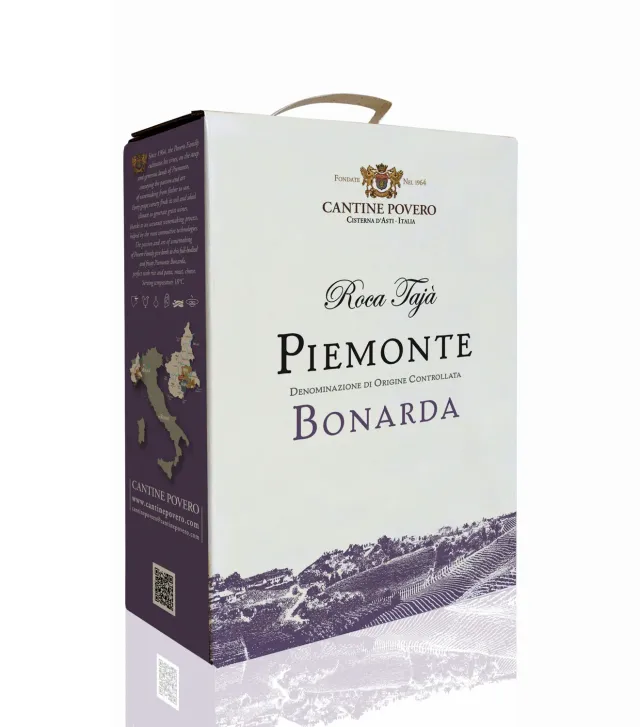 Cantine Povero Roca Tajà Bonarda 2025 Vin Roșu 3L demisec