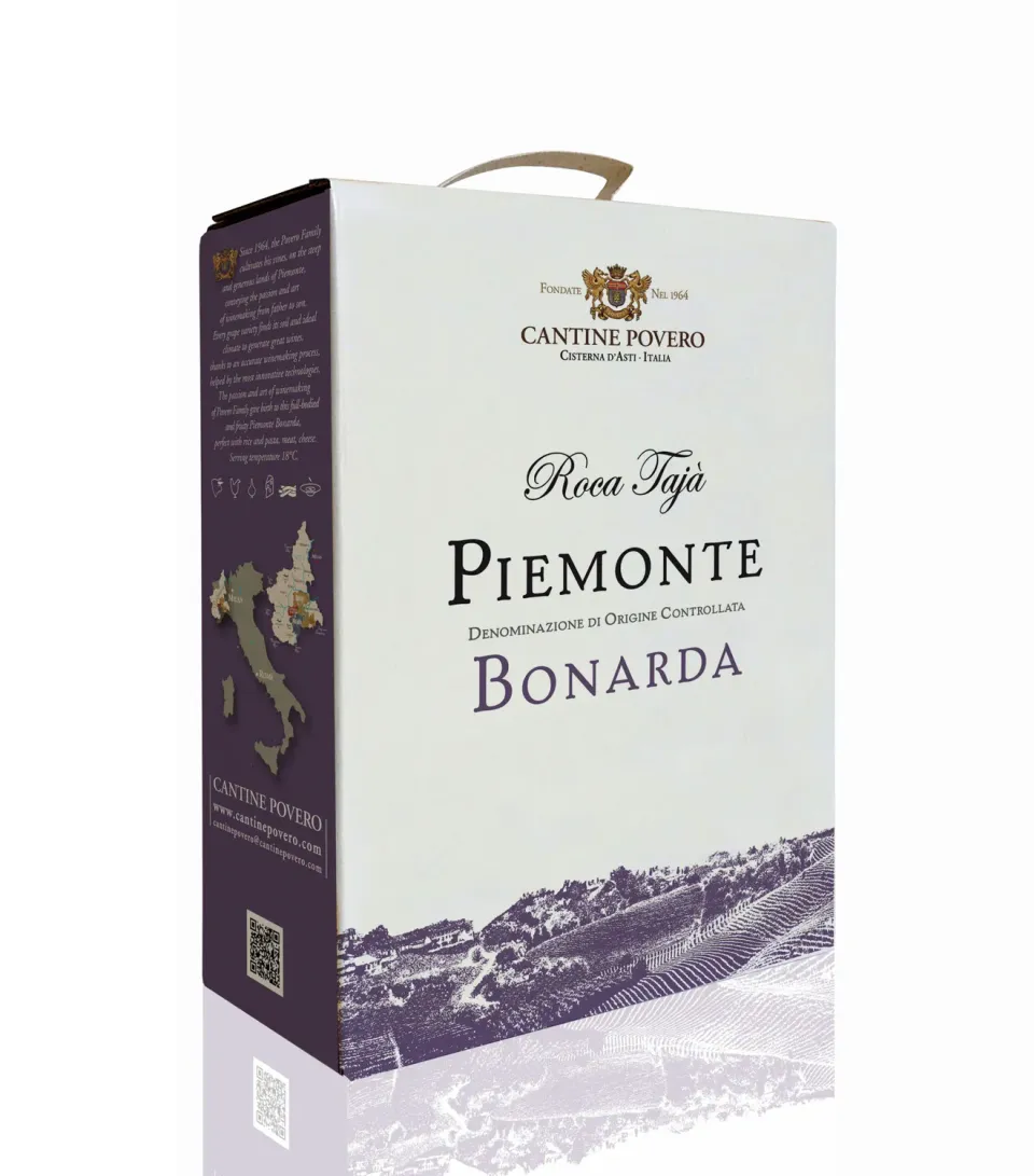 Cantine Povero Roca Tajà Bonarda 2025 Vin Roșu 3L demisec