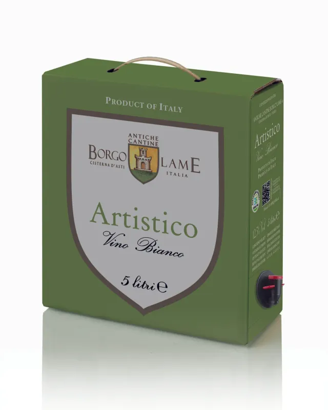 Cantine Povero Artistico vin alb sec 5L 12,5%