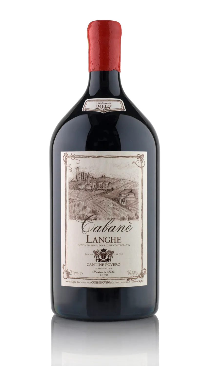 Cantine Povero Cabanè Langhe DOC vin roșu 3L 2021