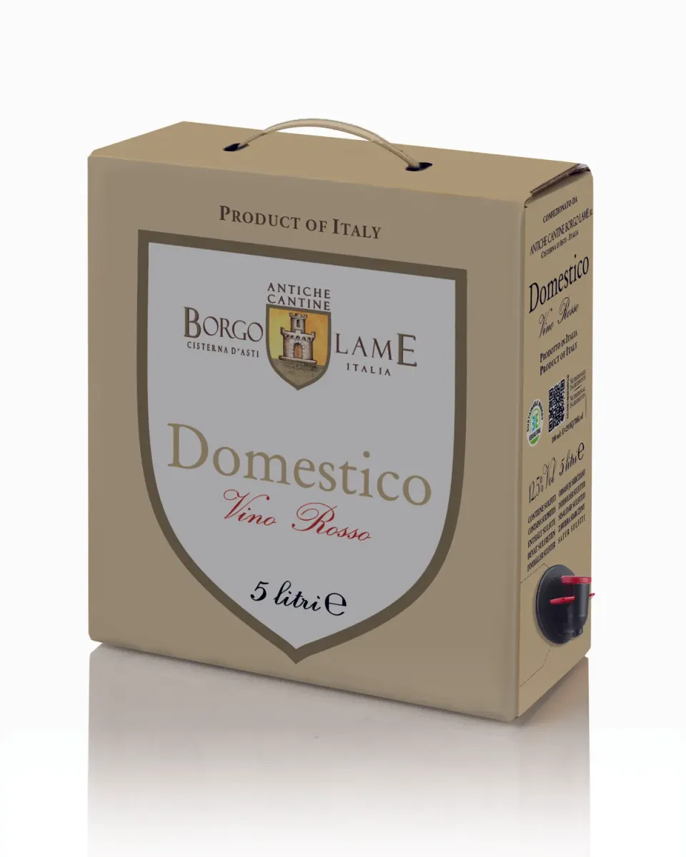 Cantine Povero Domestico vin roșu 5L sec 12,5%