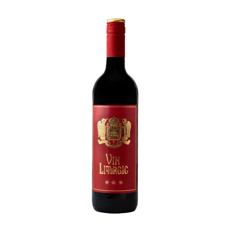 Via Domnului vin liturgic dulce rosu screwcap