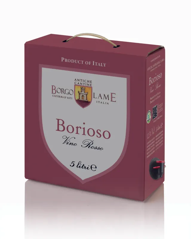 Cantine Povero Borioso Vin Roșu 5L fructat merenda