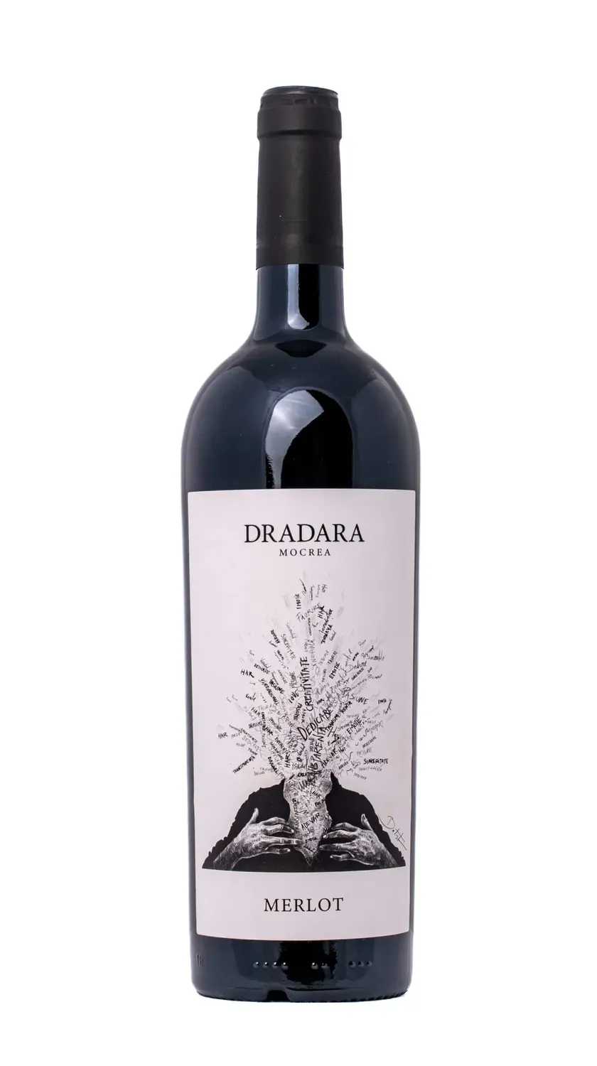 Dradara Merlot 2019 vin roșu sec