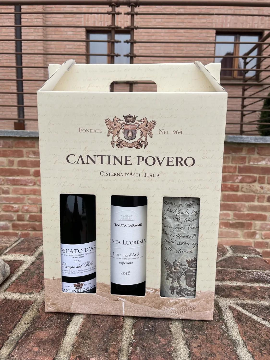 Cantine Povero Il Natale Perfetto set vin 3 sticle piemontez