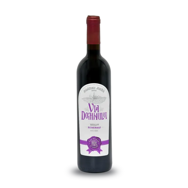Via Domnului Merlot DOC vin roșu dulce premium