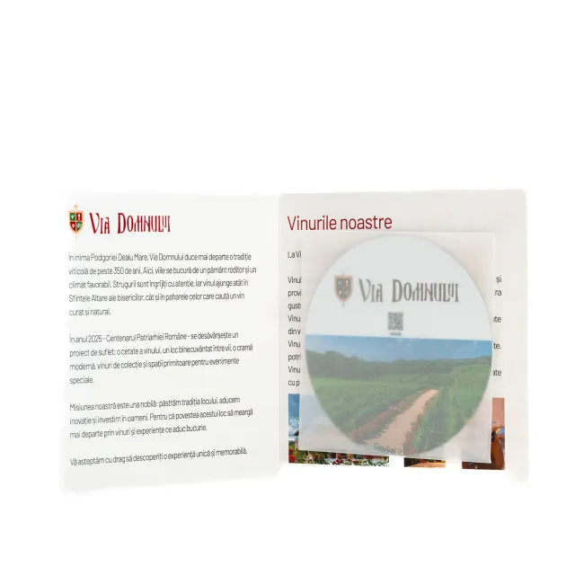 Via Domnului Dropstop picurator vin cu plic pergament