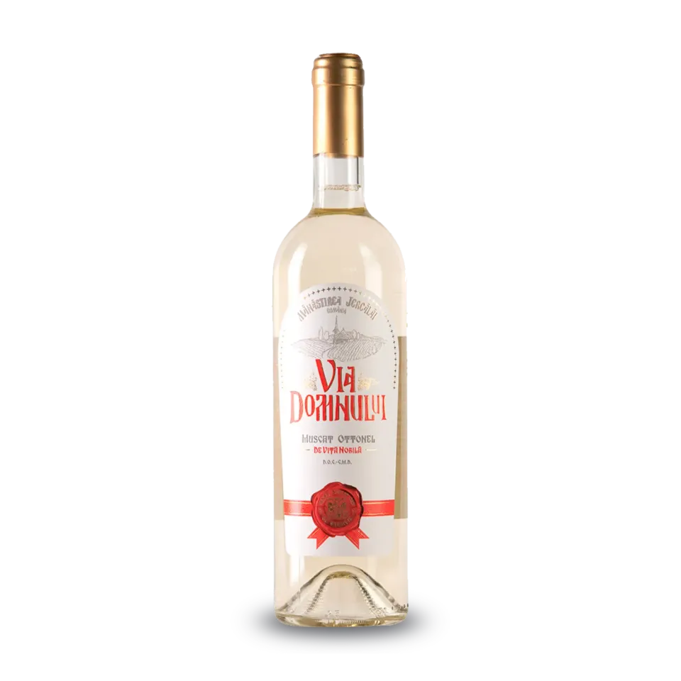 Via Domnului Muscat Ottonel vin alb demidulce DOC