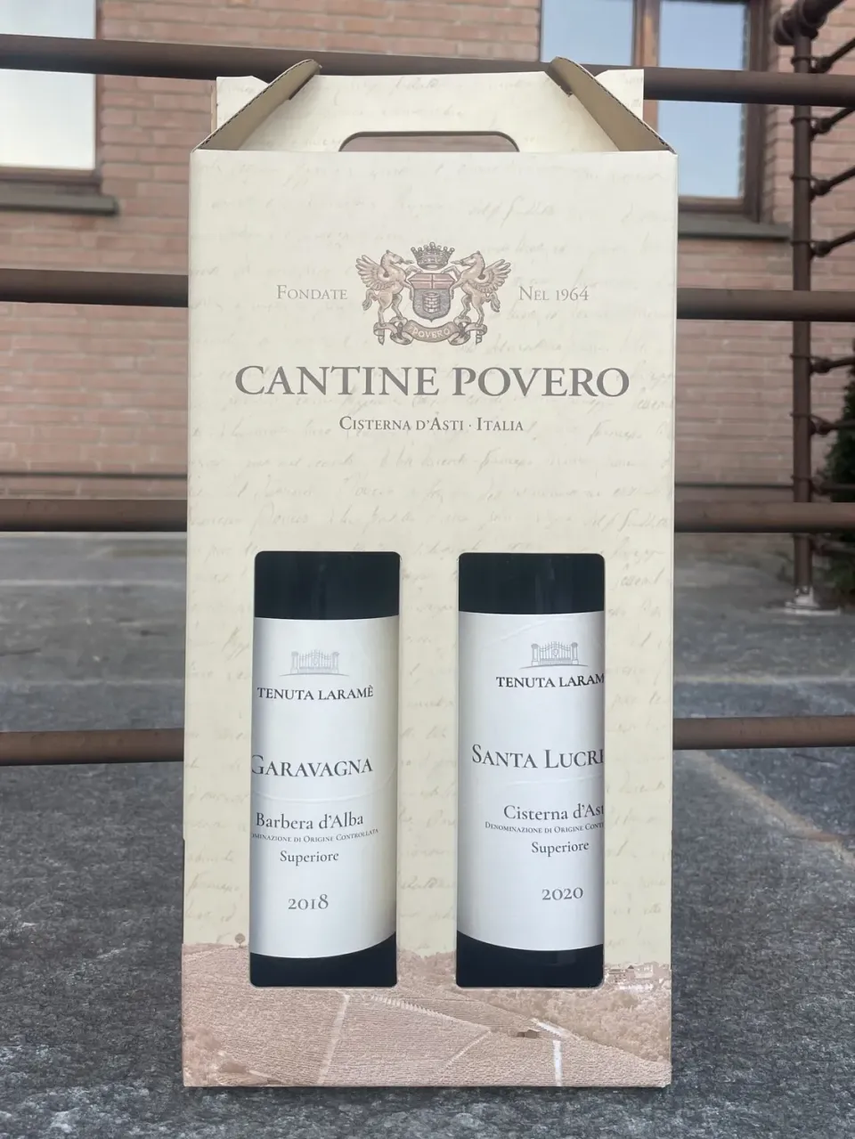 Tenuta Laramè set 2 vinuri roșii DOC Superiore cutie