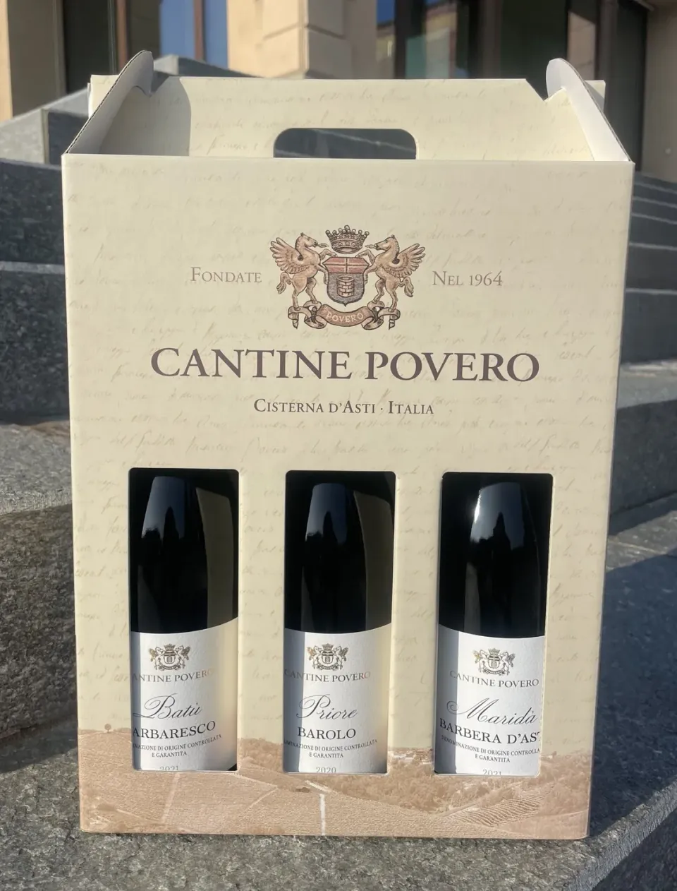 Cantine Povero Nobili Occasioni set vin rosu 3 sticle