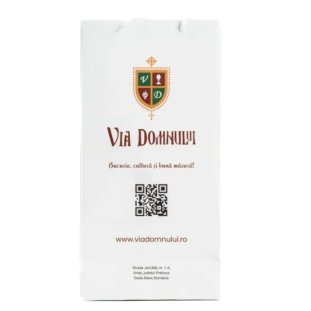 Via Domnului pungă hârtie 2 sticle 36x18x9 cm cadou