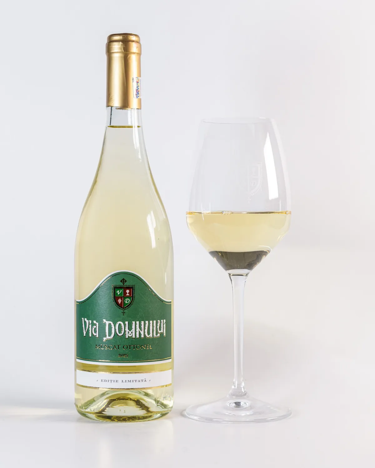 Via Domnului Muscat Ottonel DOC dulce 2025 vin alb ediție