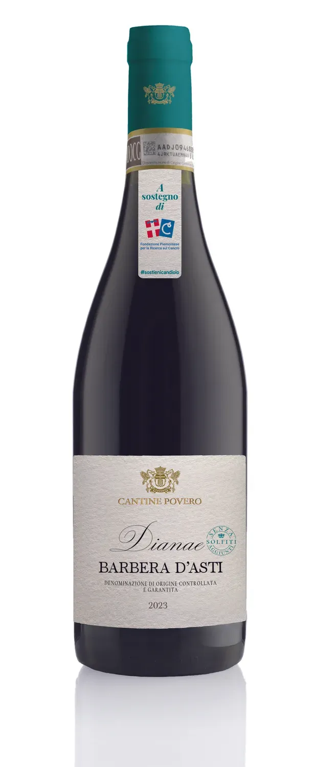 Cantine Povero Dianae Barbera d’Asti DOCG 2024 fara sulfiti