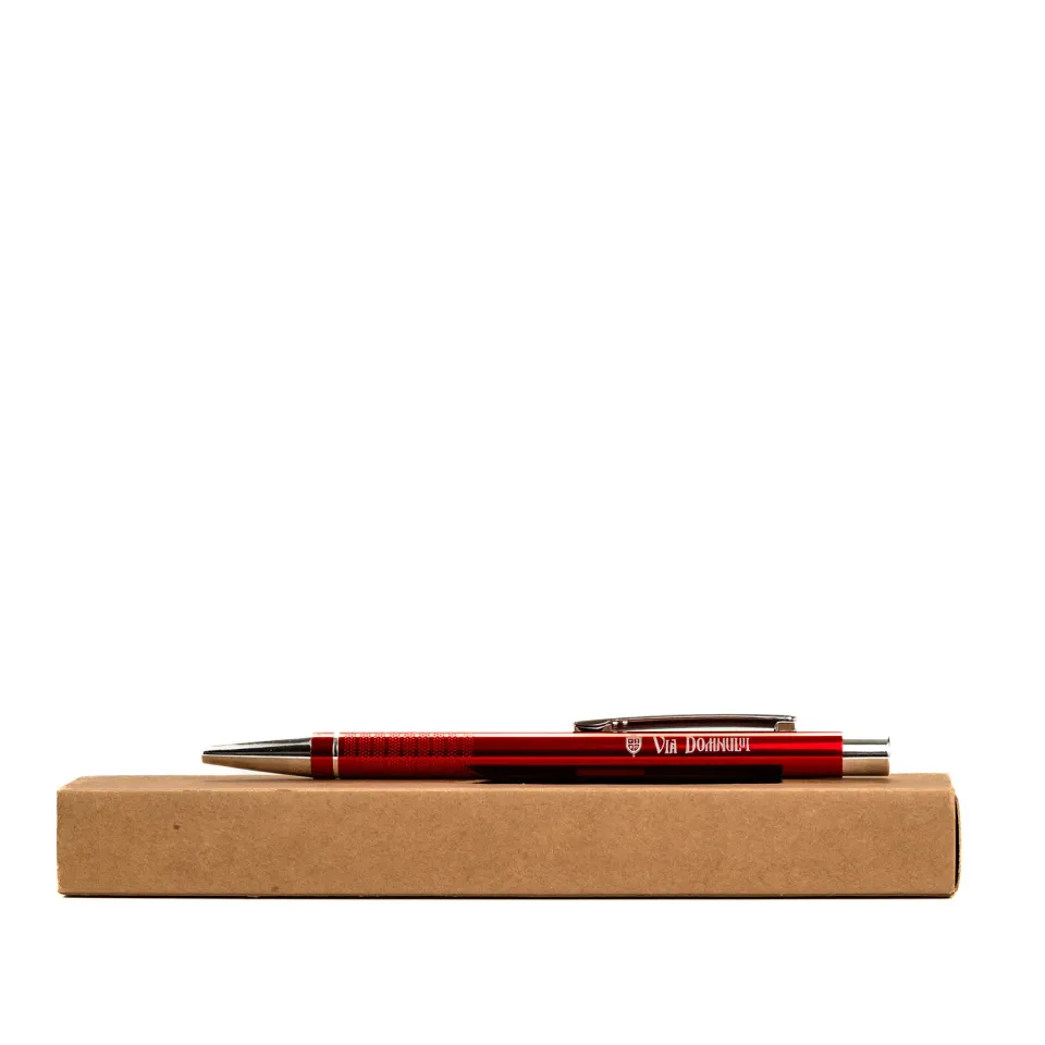 Via Domnului pix metalic personalizat cutie cadou