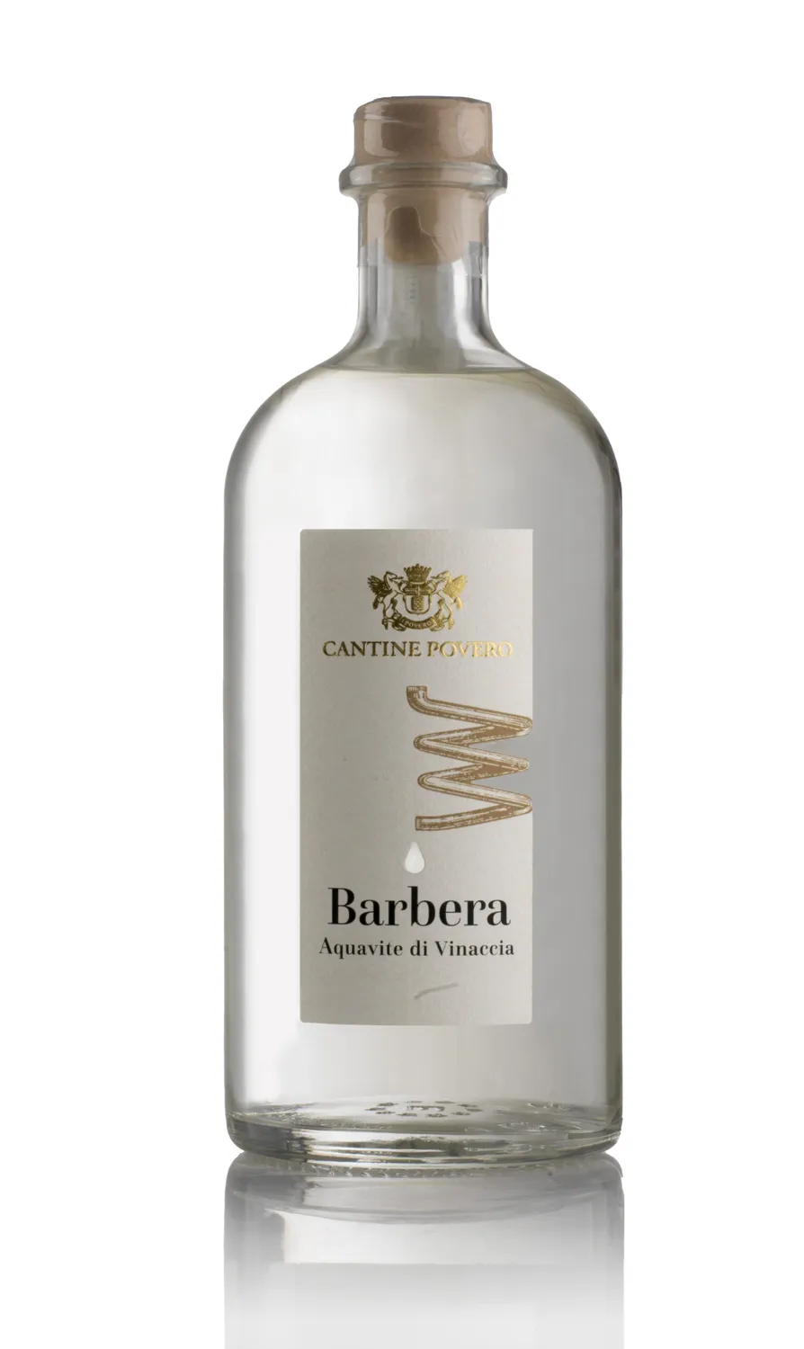 Cantine Povero Aquavite Barbera rachiu 42% cutie