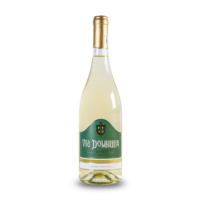 Via Domnului Muscat Ottonel DOC dulce 2025 vin alb ediție