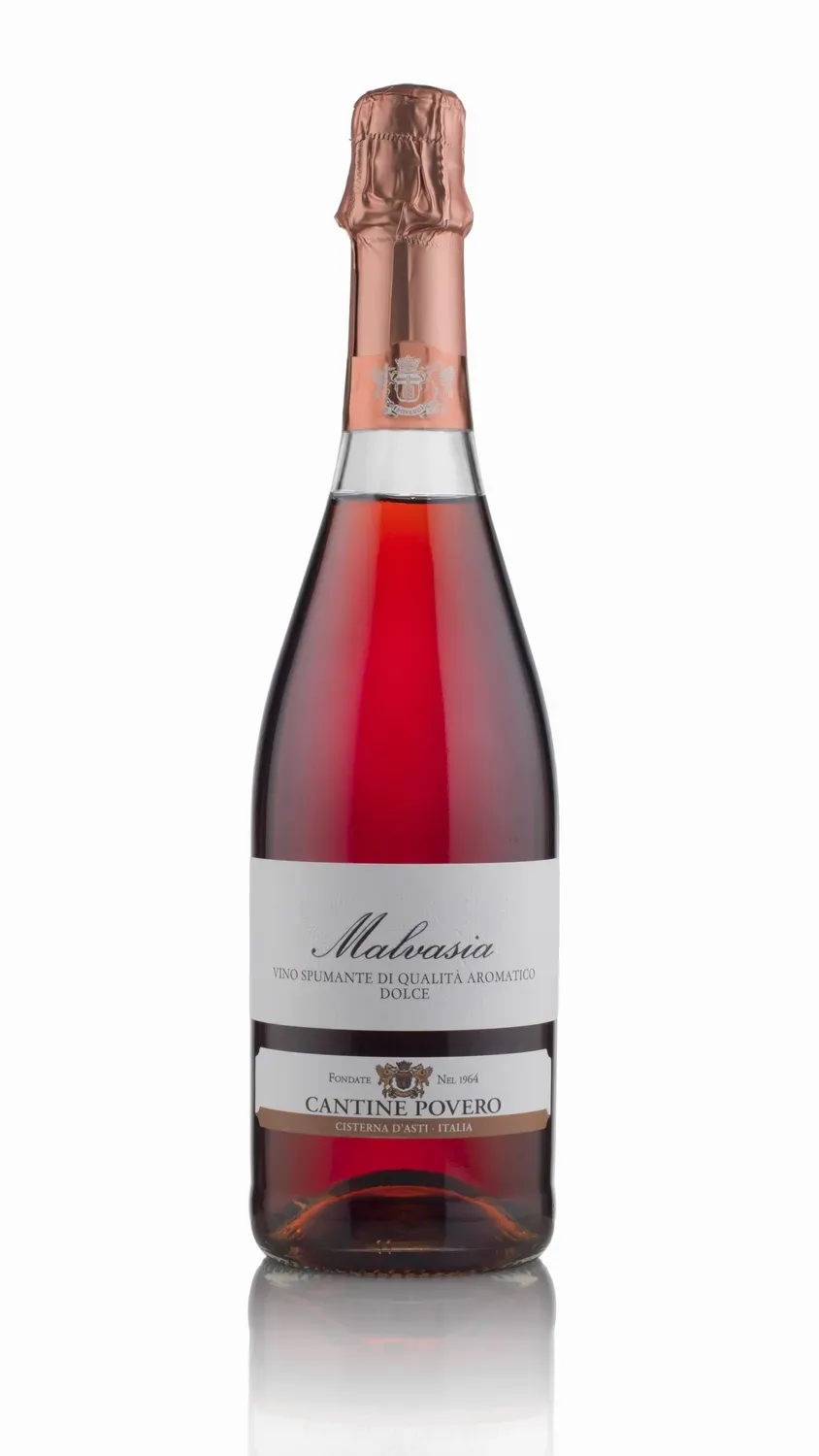 Cantine Povero Malvasia Rosè vin spumant roz dulce